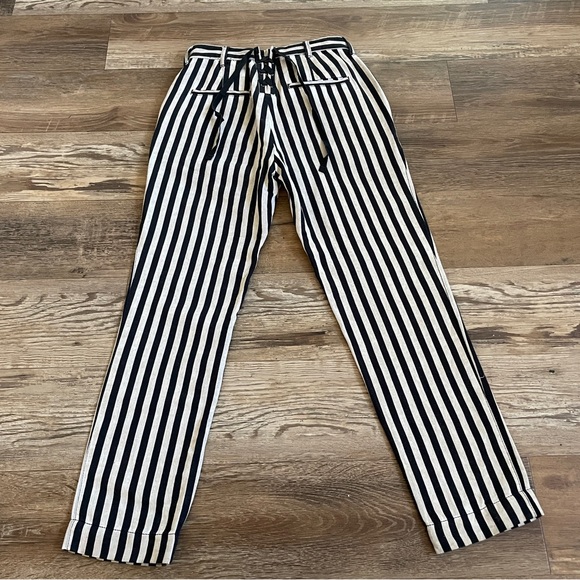 Diesel stripped lace up pants 24 - Picture 2 of 9